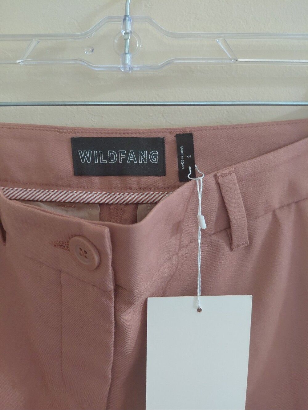 NEW Wildfang The Empower Trouser in Rose Brown Size 2 Casual Dress Pants NWT - Picture 5 of 9